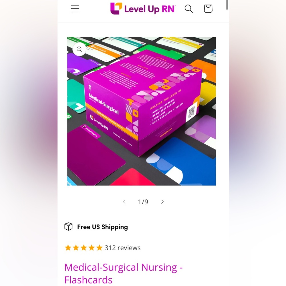 Level Up RN: Med Surg Nursing Flashcards